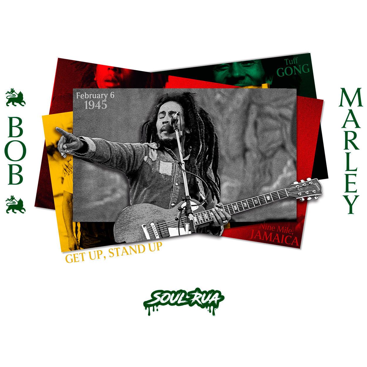 Camiseta Heavy Oversized - BOB MARLEY