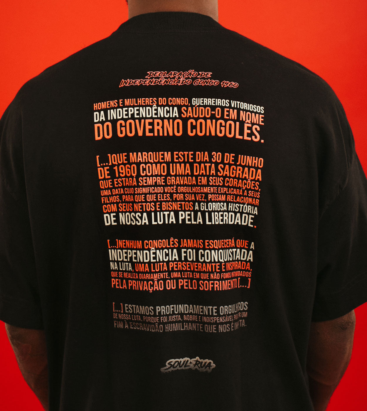 Camiseta Heavy Oversized - Patrice Lumumba