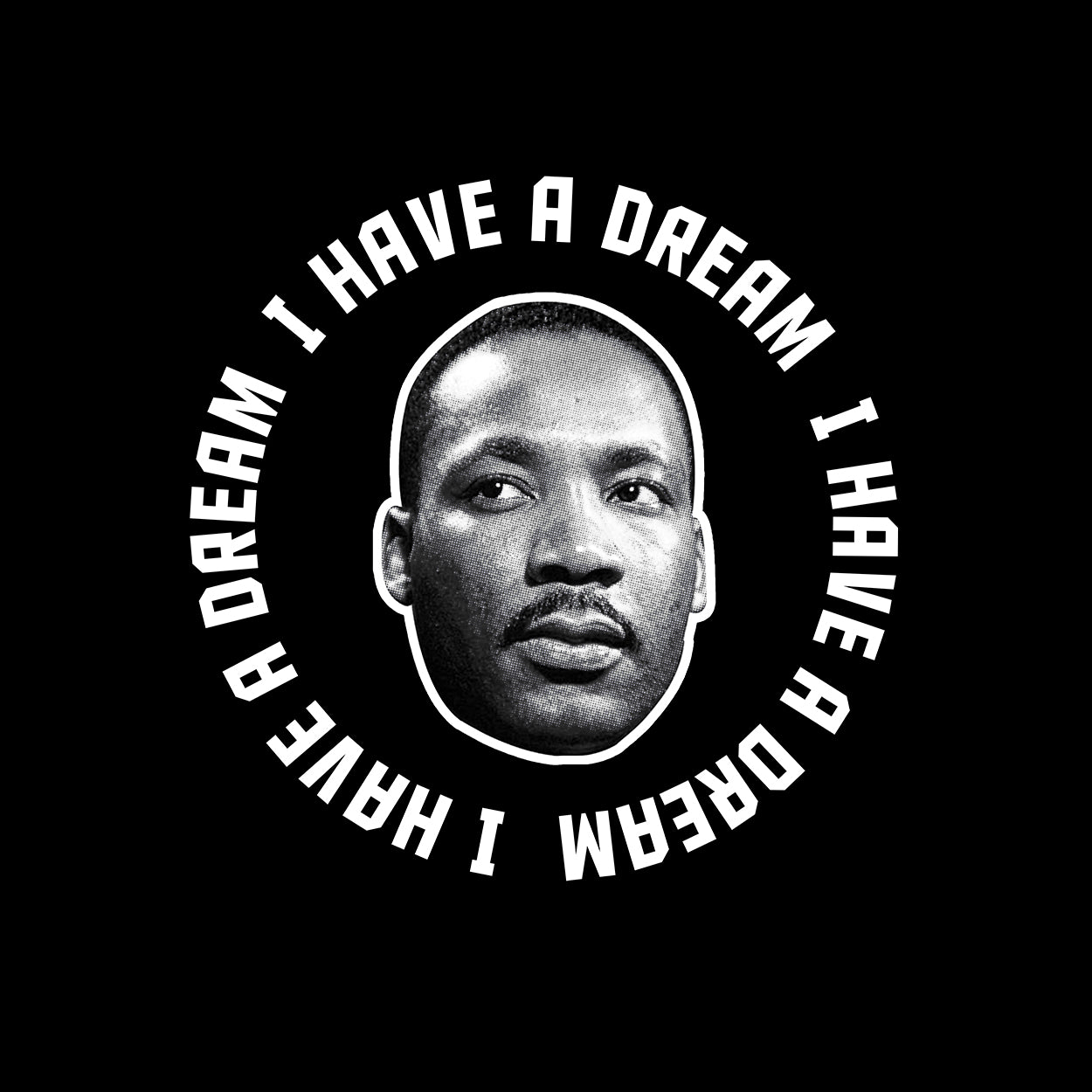 Camiseta Cottonflex streetwear - I HAVE A DREAM