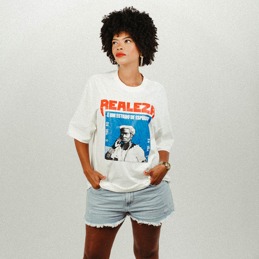 Camiseta Oversized - REALEZA É UM ESTADO