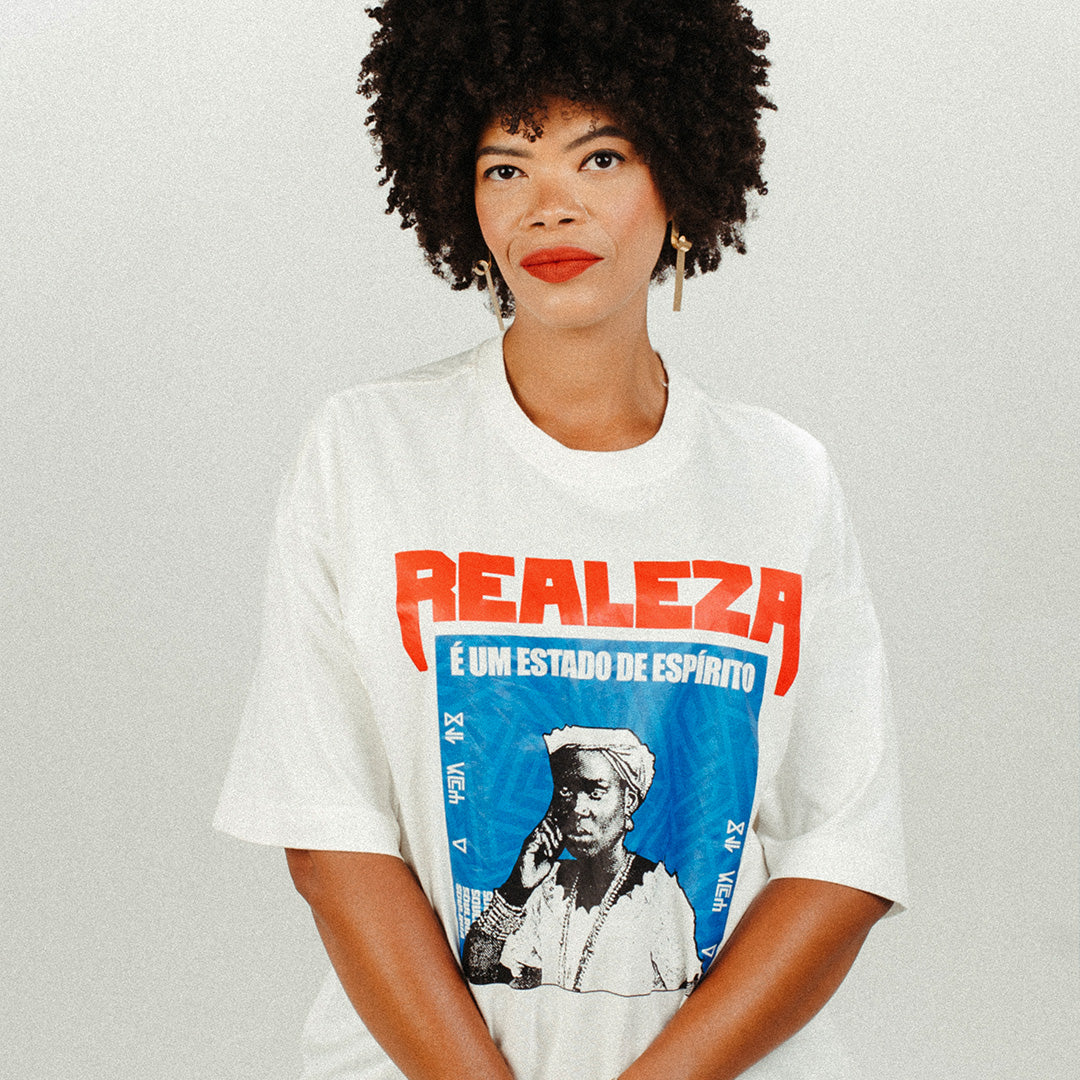 Camiseta Oversized - REALEZA É UM ESTADO
