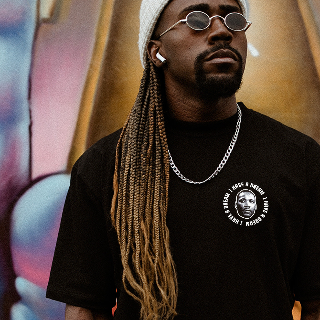 Camiseta Cottonflex streetwear - I HAVE A DREAM
