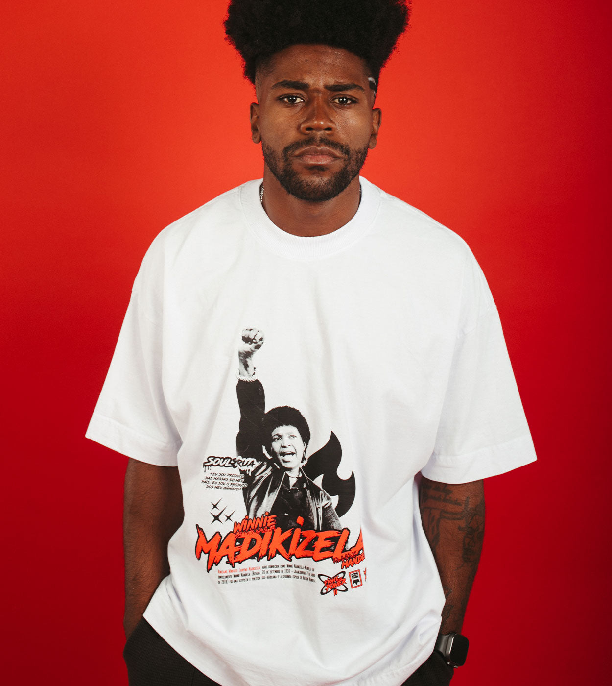 Camiseta Heavy Oversized - Winnie Mandela