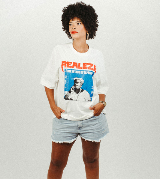 Camiseta Oversized - REALEZA É UM ESTADO