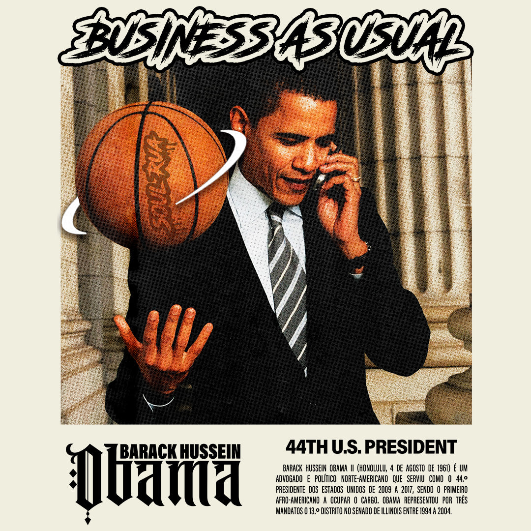 Camiseta Oversized - OBAMA