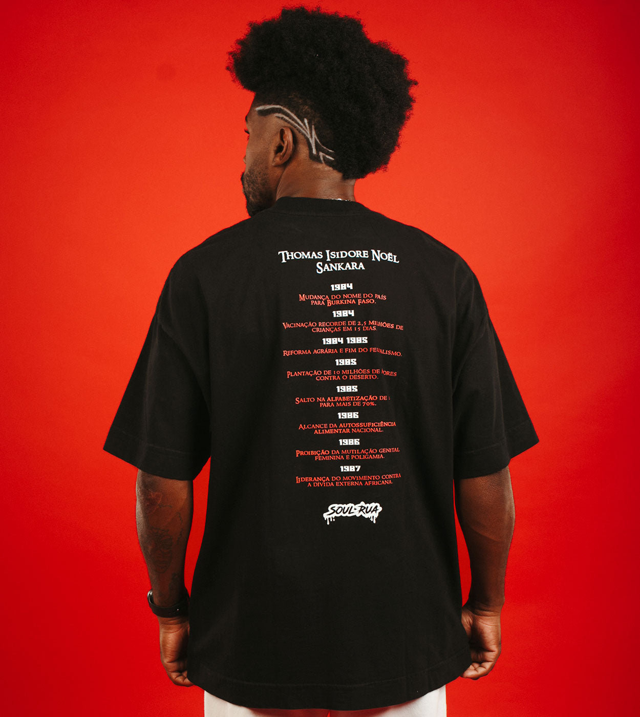 Camiseta Heavy Oversized - Thomas Sankara