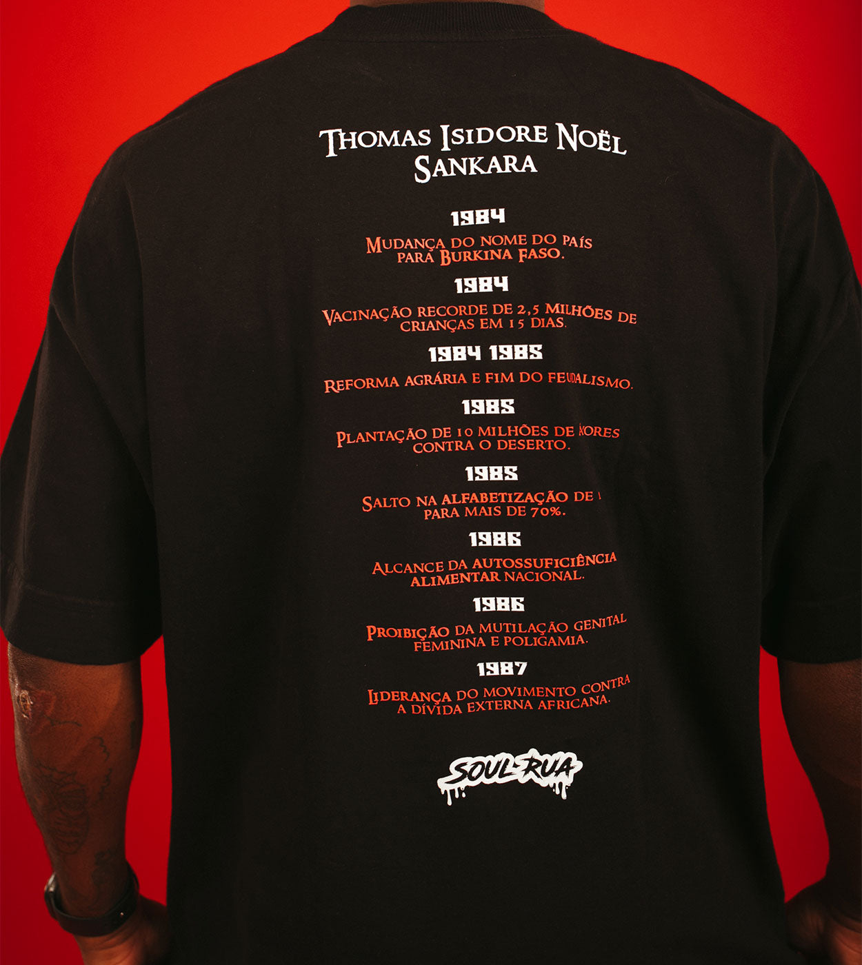 Camiseta Heavy Oversized - Thomas Sankara