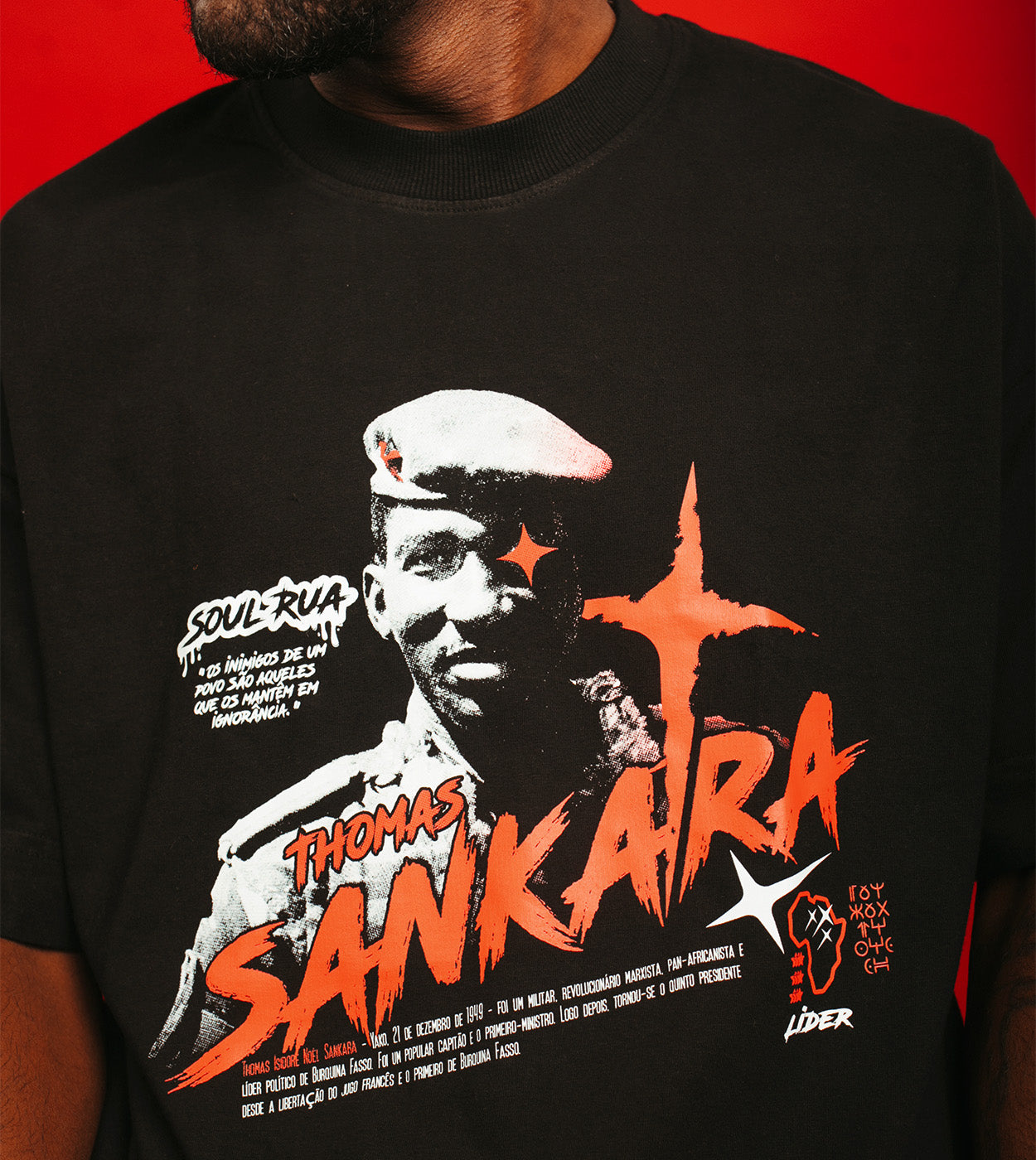 Camiseta Heavy Oversized - Thomas Sankara